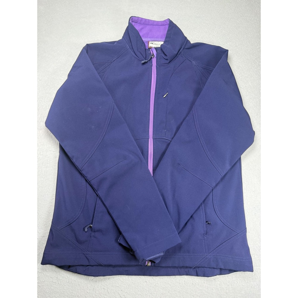 Double Diamond Womens Softshell Jacket Purple‎ Fleece Lined Full Zip M